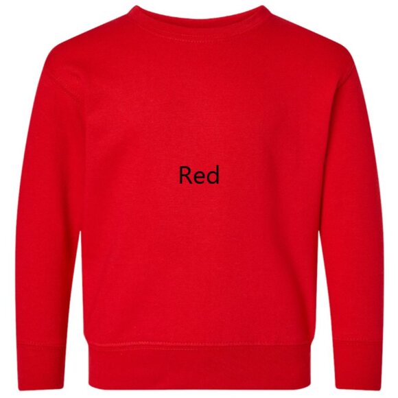 Highland Cow Sweatshirt TODDLER Case IH Farm Girl Embroidered Fleece Crewneck - Picture 2 of 10